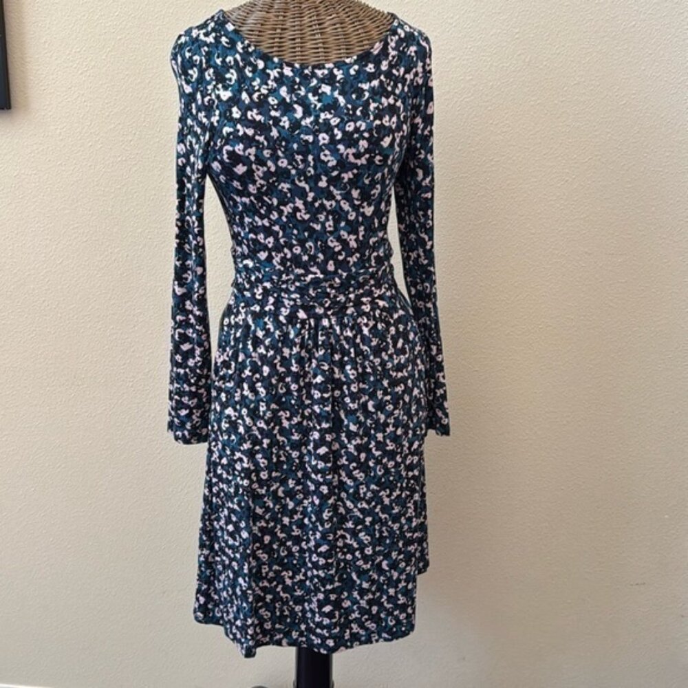 Biden Abigail Long Sleeve Jerseyy Dress 2P 2 Petite
